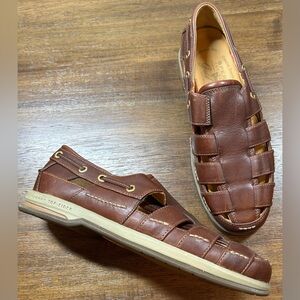 Sperry Brown Leather Sandals